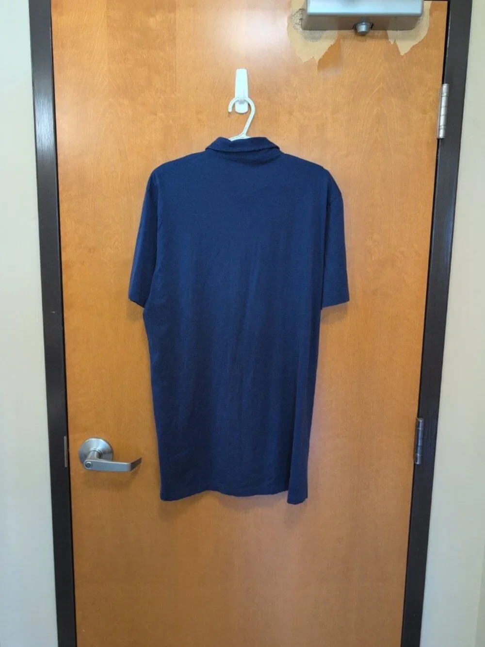 Polo Golf Ralph Lauren Vintage Lisle Men's L Blue Short Sleeve Polo Solid Pima